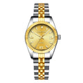 Relógio Feminino Banhado a Ouro 18k Original CHENXI